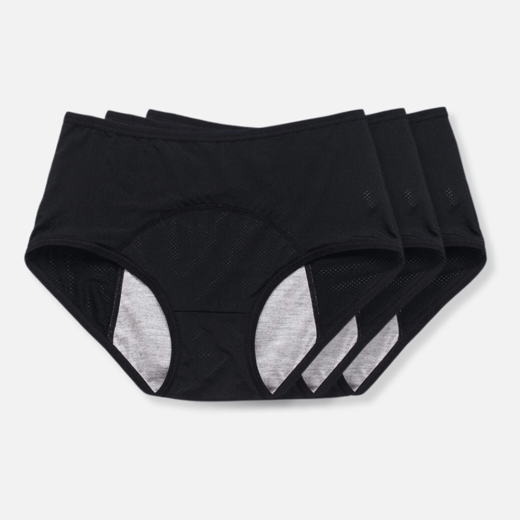 Women's Absorbent Leak Resistant Underwear Soft Protective Briefs
