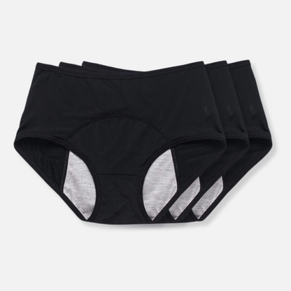 Women's Absorbent Leak Resistant Underwear Soft Protective Briefs