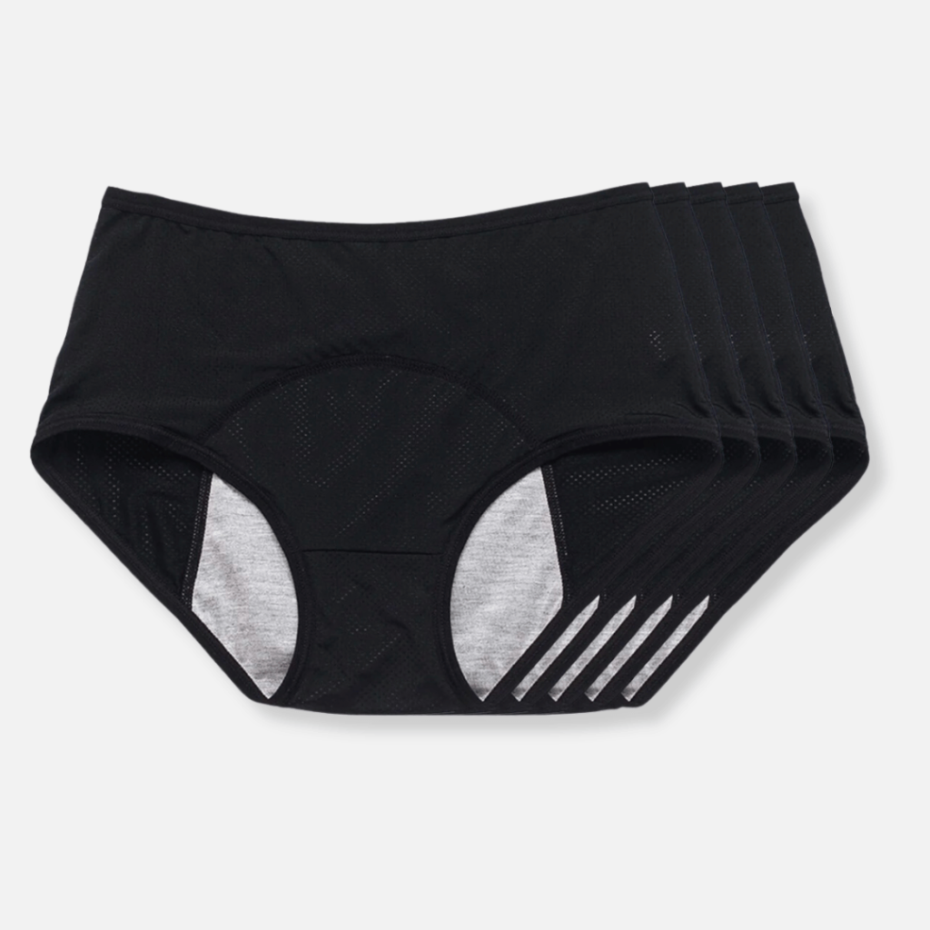 Women's Absorbent Leak Resistant Underwear Soft Protective Briefs