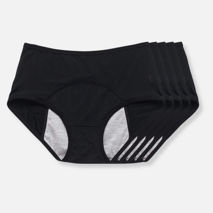 Women's Absorbent Leak Resistant Underwear Soft Protective Briefs