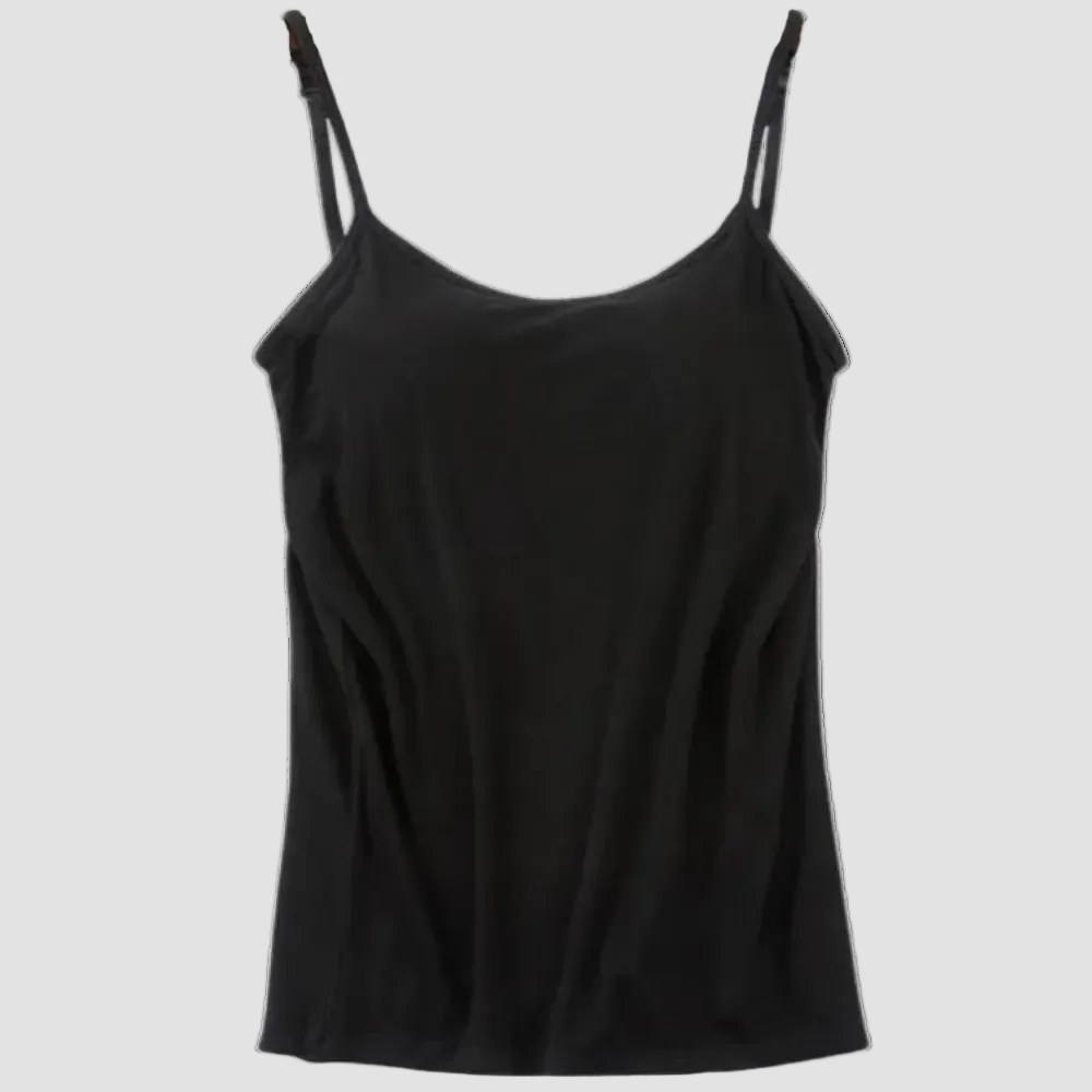 Damescamisole met ingebouwde beha, verstelbare bandjes en tanktop