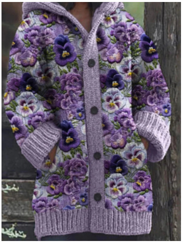 Womens Cozy Cardigan Sweater Casual Loose Knit Warm Outfit Layer