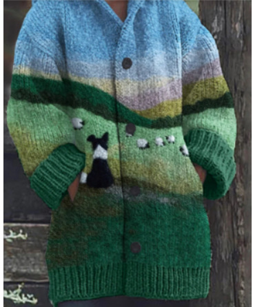 Womens Cozy Cardigan Sweater Casual Loose Knit Warm Outfit Layer