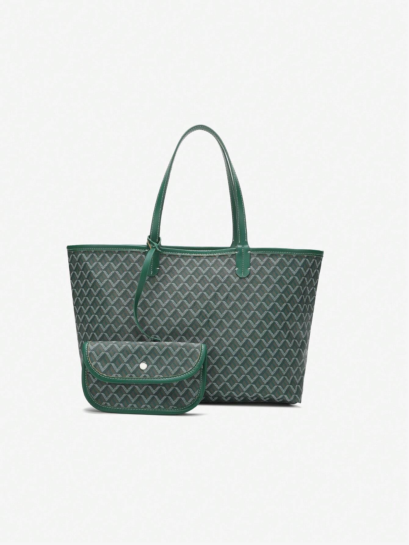 Womens Large PVC Tote Bag Lightweight Shoulder Handbag Casual Shopper