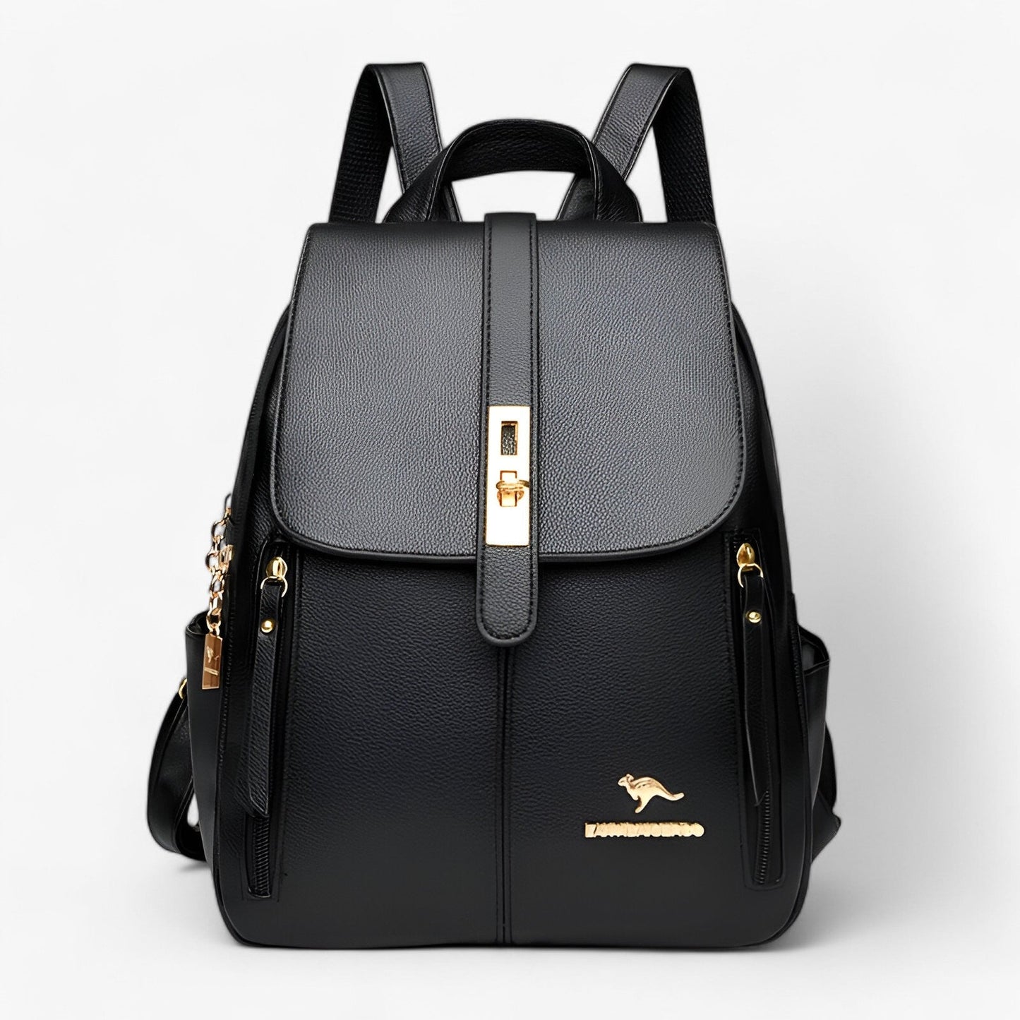 Womens Leather Backpack Large Capacity Travel School Everyday Shoulder Bag