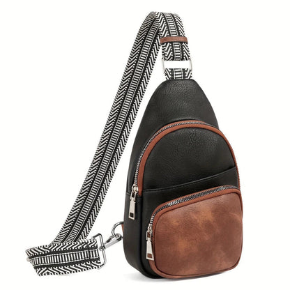 Womens Leather Crossbody Shoulder Bag Adjustable Strap Lightweight Everyday Purse