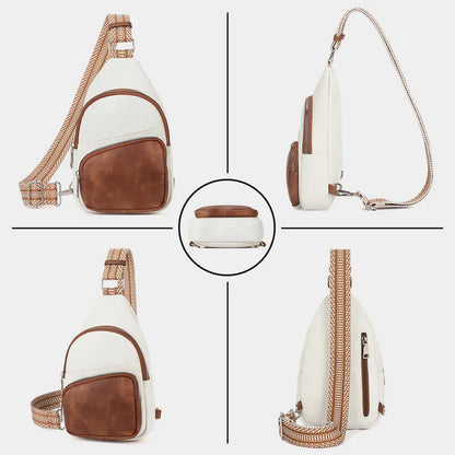 Womens Leather Crossbody Shoulder Bag Adjustable Strap Lightweight Everyday Purse