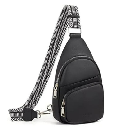 Womens Leather Crossbody Shoulder Bag Adjustable Strap Lightweight Everyday Purse