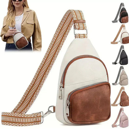 Womens Leather Crossbody Shoulder Bag Adjustable Strap Lightweight Everyday Purse