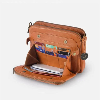 Women's Leather Crossbody Shoulder Bag Adjustable Strap Purse
