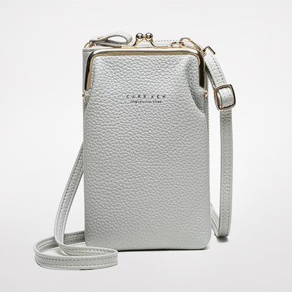 Womens Leather Phone Crossbody Bag Wallet Shoulder Purse