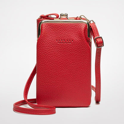 Womens Leather Phone Crossbody Bag Wallet Shoulder Purse