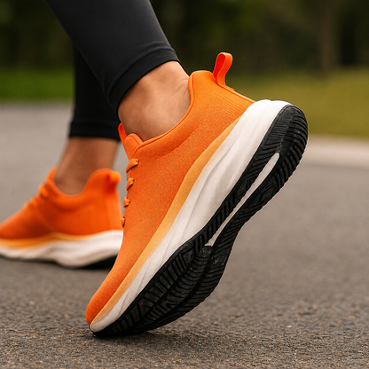 Lichte sneakers voor dames met demping, ademende wandelschoenen