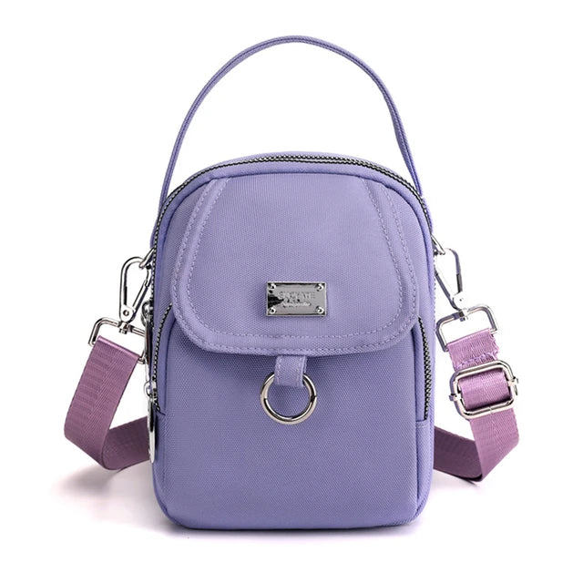 Womens Nylon Crossbody Bag Lightweight Travel Shoulder Handbag