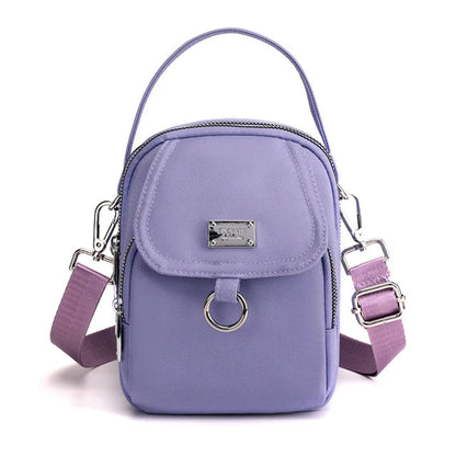 Womens Nylon Crossbody Bag Lightweight Travel Shoulder Handbag