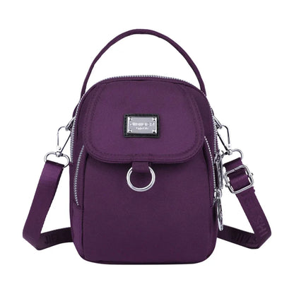 Womens Nylon Crossbody Bag Lightweight Travel Shoulder Handbag