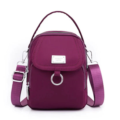 Womens Nylon Crossbody Bag Lightweight Travel Shoulder Handbag
