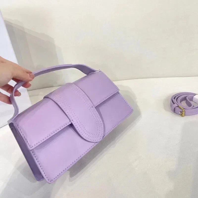 Womens PU Leather Crossbody Shoulder Handbag Organizer