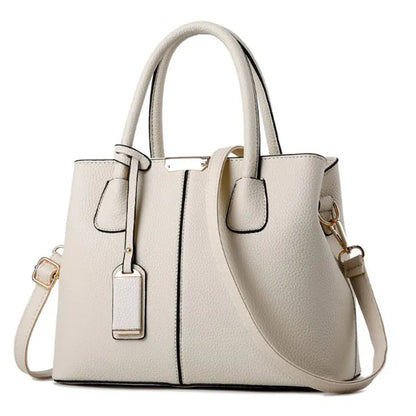 Plaid PU Leather Shoulder Handbag for Women