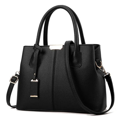 Plaid PU Leather Shoulder Handbag for Women