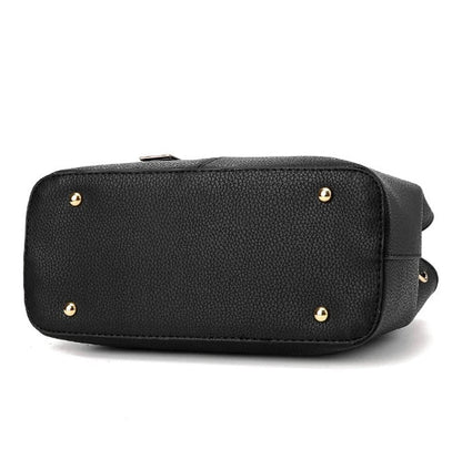 Plaid PU Leather Shoulder Handbag for Women