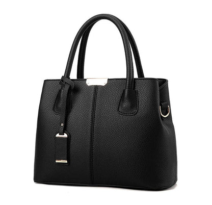 Plaid PU Leather Shoulder Handbag for Women