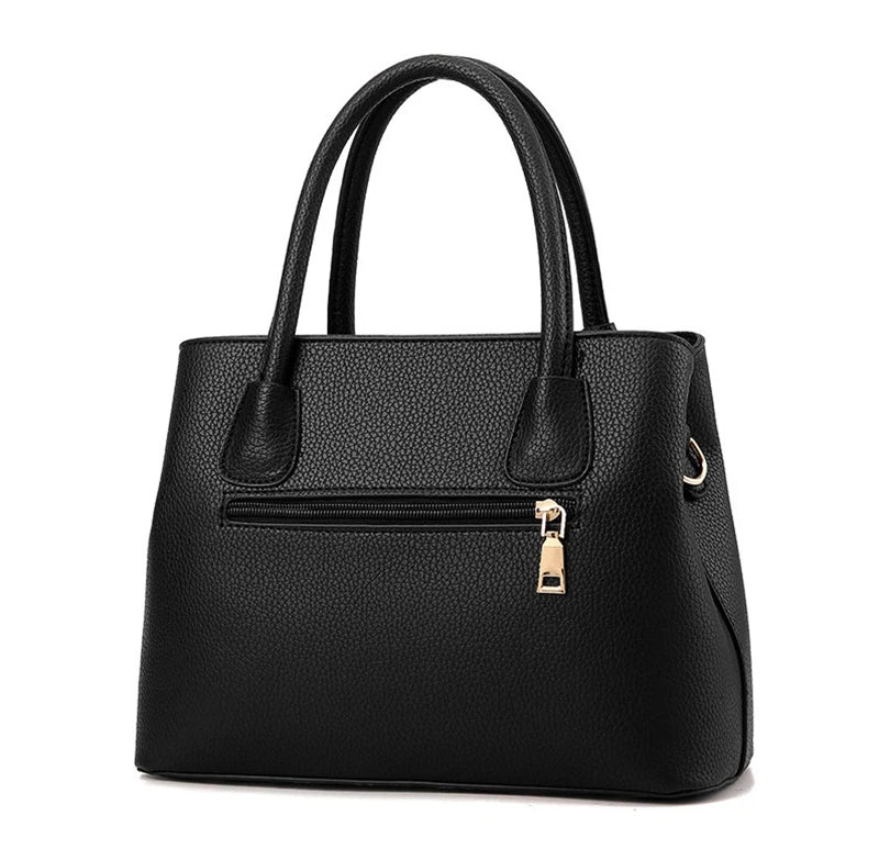 Plaid PU Leather Shoulder Handbag for Women