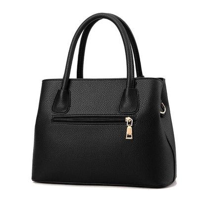 Plaid PU Leather Shoulder Handbag for Women