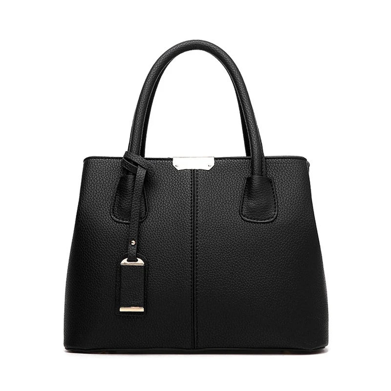 Plaid PU Leather Shoulder Handbag for Women