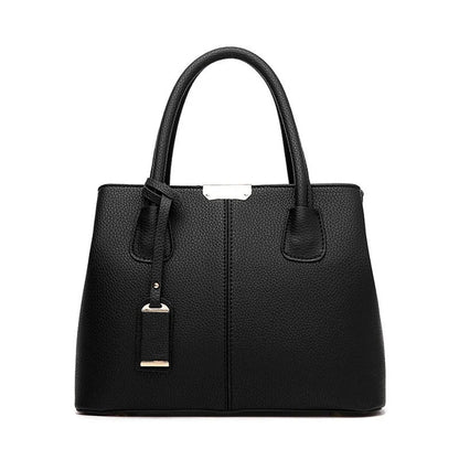 Plaid PU Leather Shoulder Handbag for Women