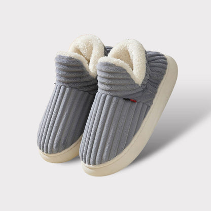 Women's Plush Closed Toe House Slippers Soft Warm Indoor Footwear