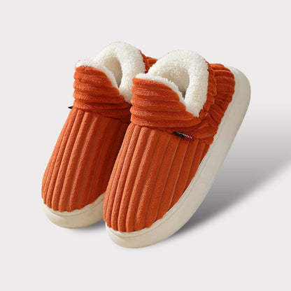 Women's Plush Closed Toe House Slippers Soft Warm Indoor Footwear