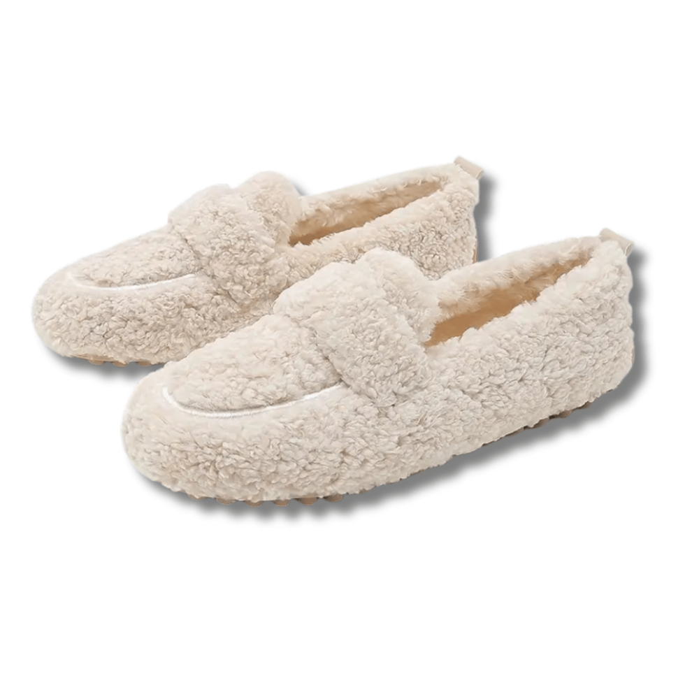 Women's Plush Lined Indoor Slippers with Non Slip Sole