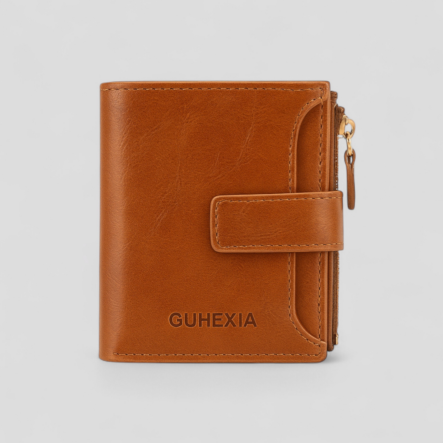 Womens RFID Leather Wallet Zip Card Holder Purse