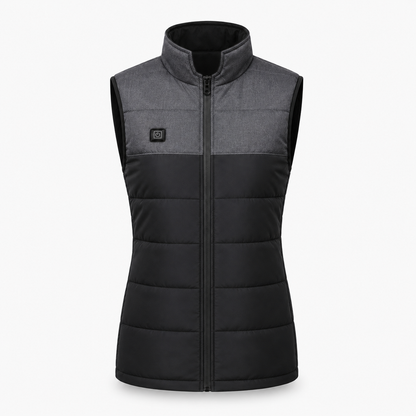Women's Rechargeable Heated Vest with Adjustable Temperature for Cold Weather