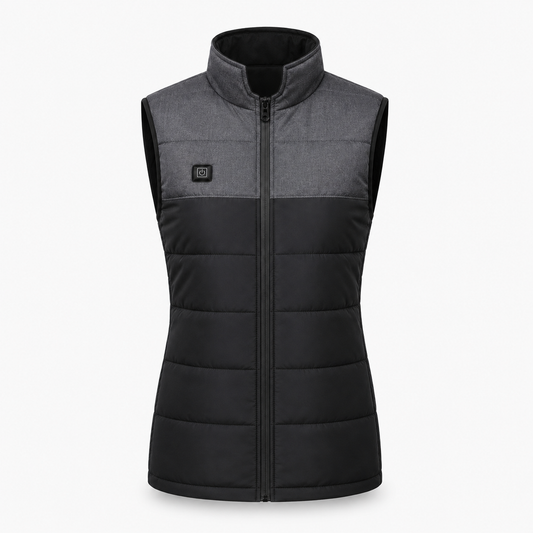 Women's Rechargeable Heated Vest with Adjustable Temperature for Cold Weather