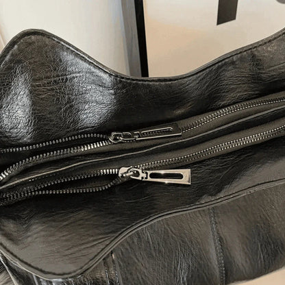Women's Vegan Leather Shoulder Bag Large Capacity Everyday Tote