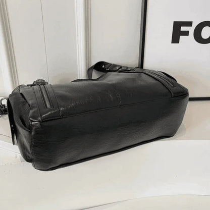 Women's Vegan Leather Shoulder Bag Large Capacity Everyday Tote