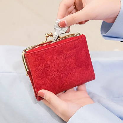 Womens Wallet Card Holder Clutch Leather Style Organizer Purse
