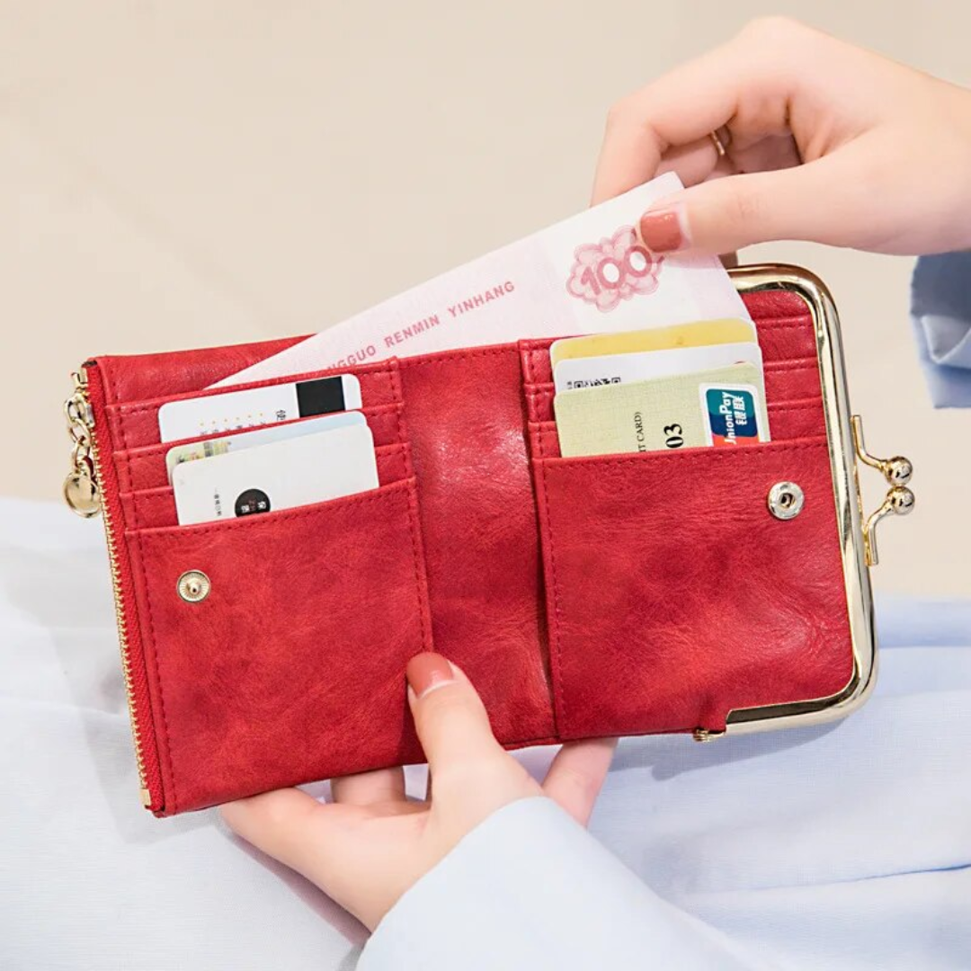 Womens Wallet Card Holder Clutch Leather Style Organizer Purse