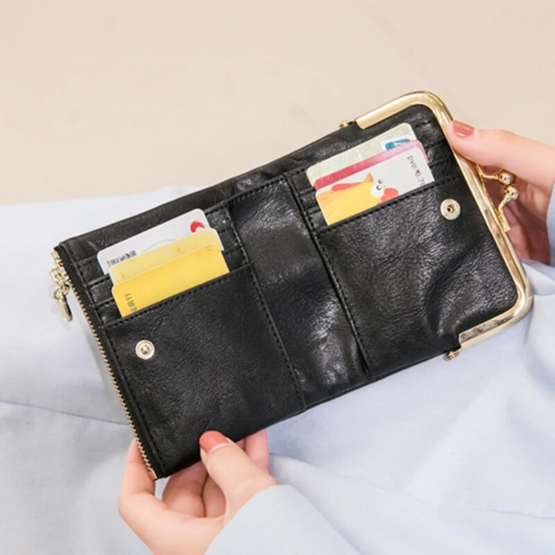 Womens Wallet Card Holder Clutch Leather Style Organizer Purse