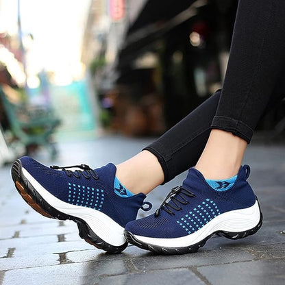 Women's Wide Toe Box Cushioned Sneakers Comfortable Everyday Footwear