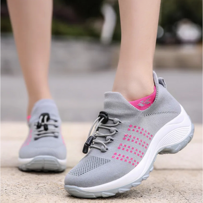 Women's Wide Toe Box Cushioned Sneakers Comfortable Everyday Footwear