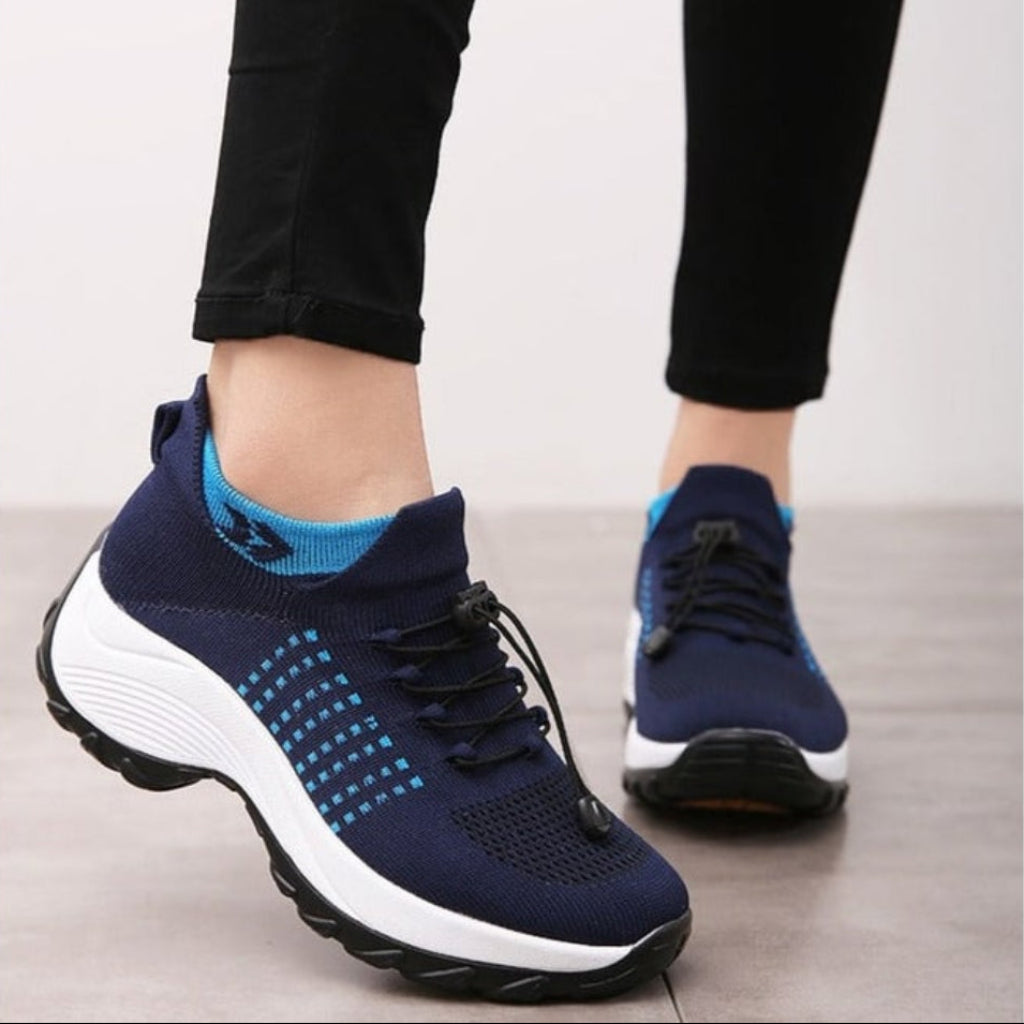 Women's Wide Toe Box Cushioned Sneakers Comfortable Everyday Footwear