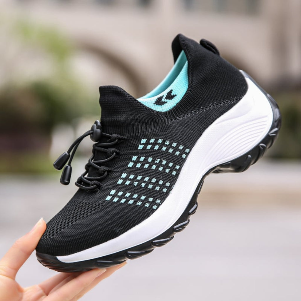 Women's Wide Toe Box Cushioned Sneakers Comfortable Everyday Footwear