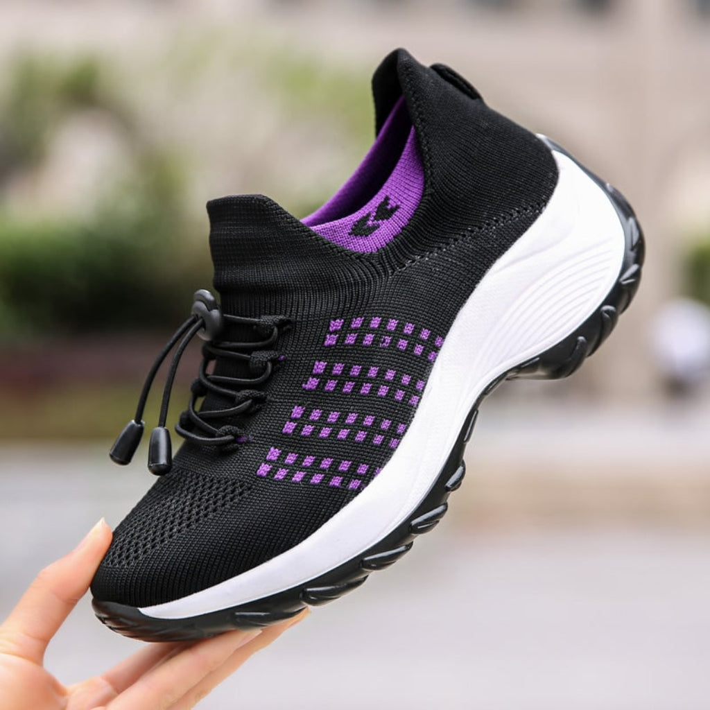 Women's Wide Toe Box Cushioned Sneakers Comfortable Everyday Footwear