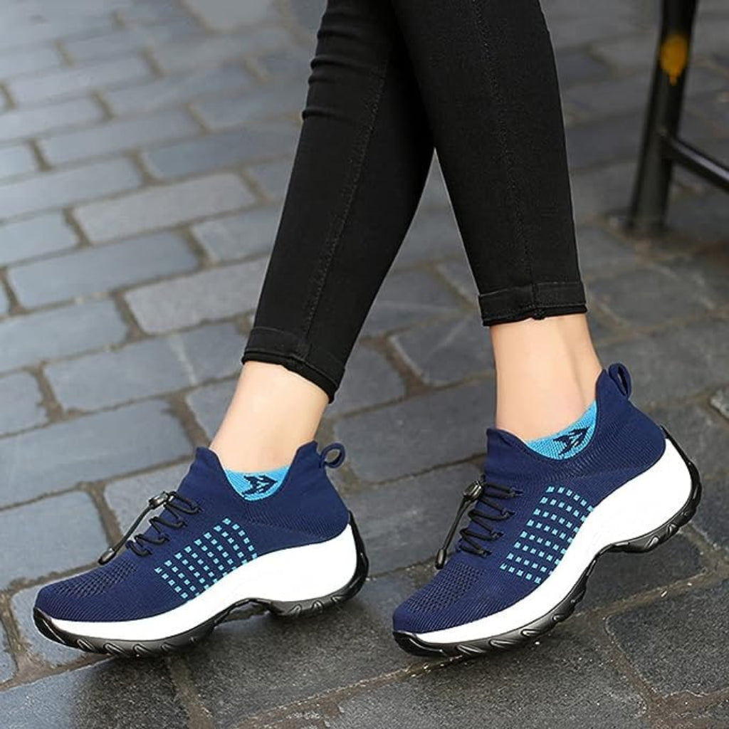 Women's Wide Toe Box Cushioned Sneakers Comfortable Everyday Footwear