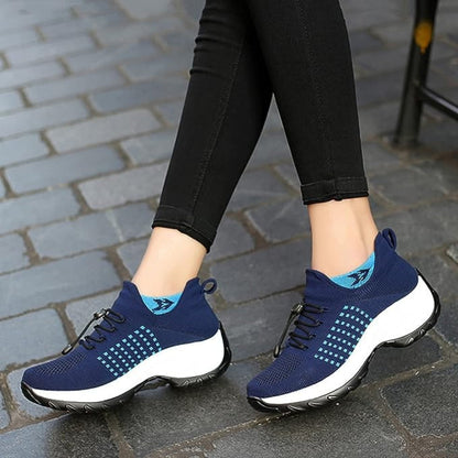 Women's Wide Toe Box Cushioned Sneakers Comfortable Everyday Footwear