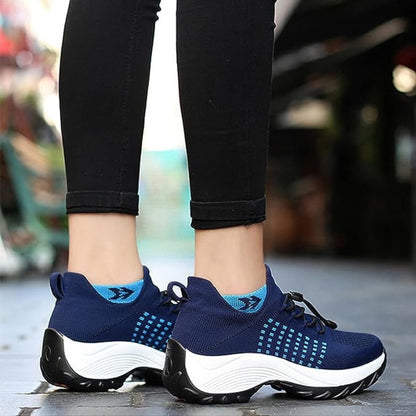 Women's Wide Toe Box Cushioned Sneakers Comfortable Everyday Footwear
