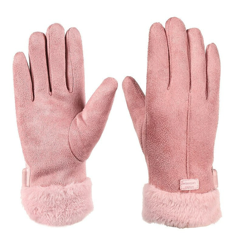 Women's Winter Touchscreen Gloves with Warm Lining
